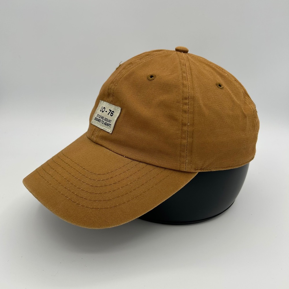 Urban Outfitters Baseball Hat UO-76 Unisex OS Brown Cotton Twill Streetwear